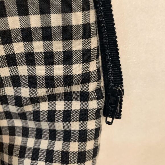 Veronica Beard Cottage Double Breasted Blazer Gingham Size 4 Black White Jacket - Picture 9 of 12